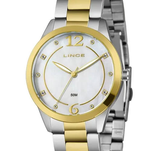 Relógio Lince Feminino bicolor