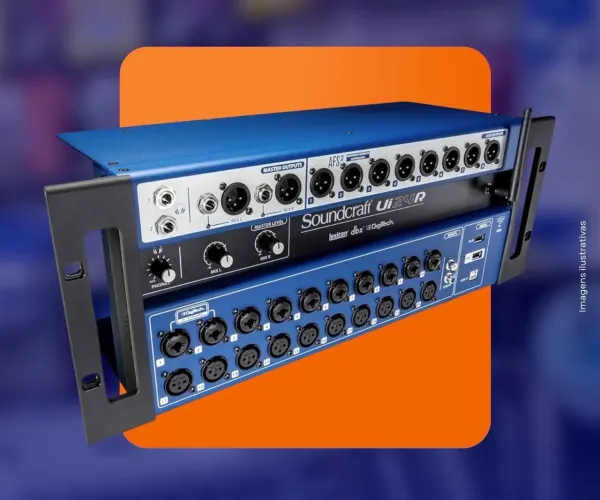 Mesa de som digital SoundCraft ui24r