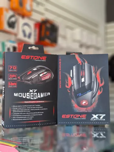 Mouse gamer RGB com 7 botões - entrega em slz e região
