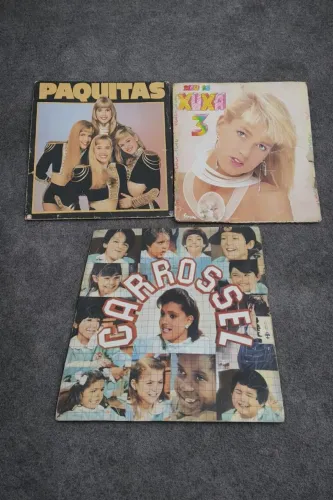 Box discos Xuxa e Carrocel