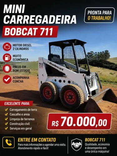 Mini carregadeira Bobcat