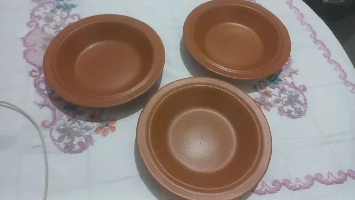 3 pratos de sopa de barro (realengo)
