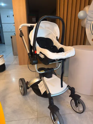 Carrinho de Bebê Litet Candy Branco - Excelente Estado