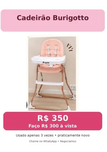 Cadeirão Burigotto