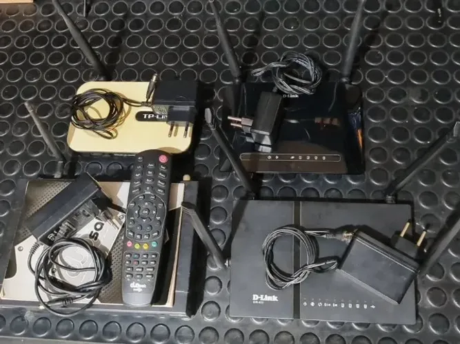 Lote roteadores TPLINK DLINK funcionando PROMOÇÃO