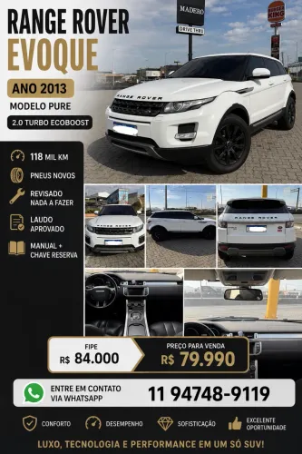 Land Rover Range Rover Evoque Pure Tech 2.0 Aut. 5P 2013