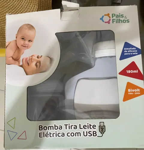 Bomba elétrica tira leite USB