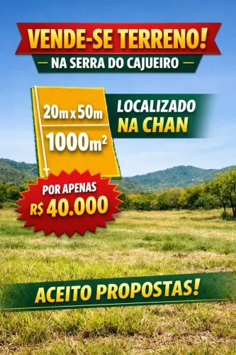 Terreno na serra do cajueiro