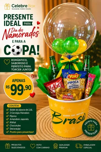 Presente para o dia dos namorados e Copa 