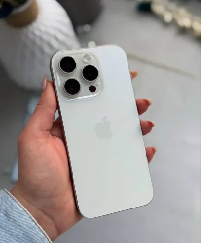 iPhone 15 pro branco 128 Gb garantia 6 meses 