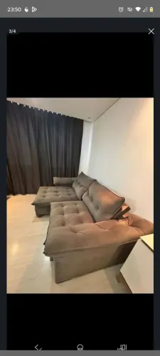 Sofá retrátil 4 lugares 