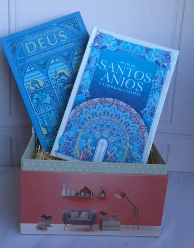 Box Livro Os Santos Anjos e a Hierarquia Celeste. Minha Biblioteca Católica.