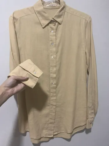 Camiseta Social Feminina Bege