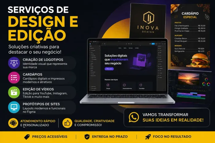 Serviços de Design e Edição