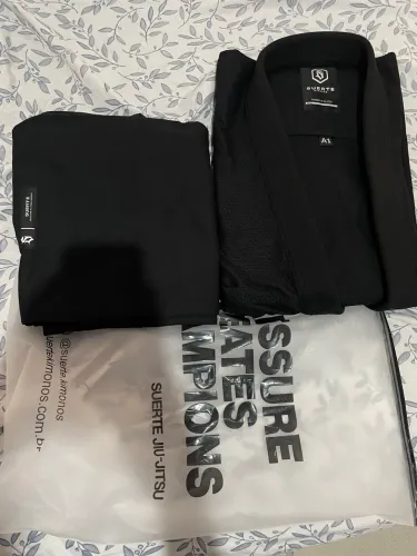 Kimono Suerte All Black A1