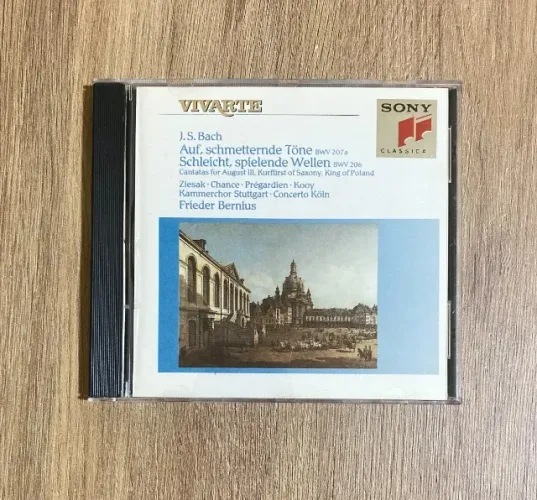 CD J.S. Bach: Auf, Schmetternde Töne e Schleicht, Spielende Wellen (Série Vivarte) 1991