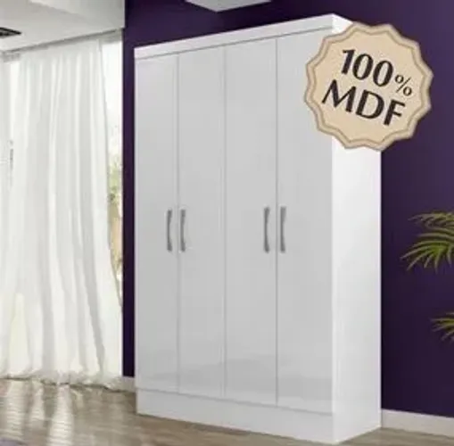 Guarda Roupa 100% MDF com 4 Portas - (Oferta)!