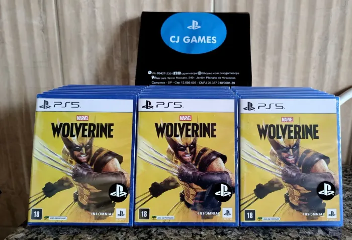 Marvel Wolverine Mídia Física PS5