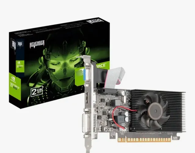 Placa De Vídeo Nvidia Ge Force Gt610 2gb Ddr3 Hdmi Vga Dvi