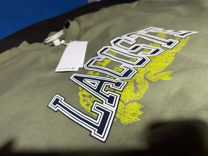 Blusa Lacoste Original Verde Militar
