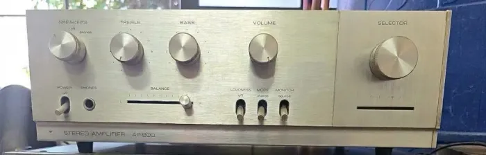 Amplificador Estéreo Polyvox AP-500 Vintage 
