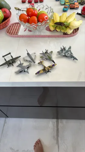 Kit Aviões de Guerra Miniatura (6 unidades) Caças Militares