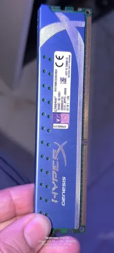 Memória Kingston Rayperex DDR 3 1600mhz 8gb