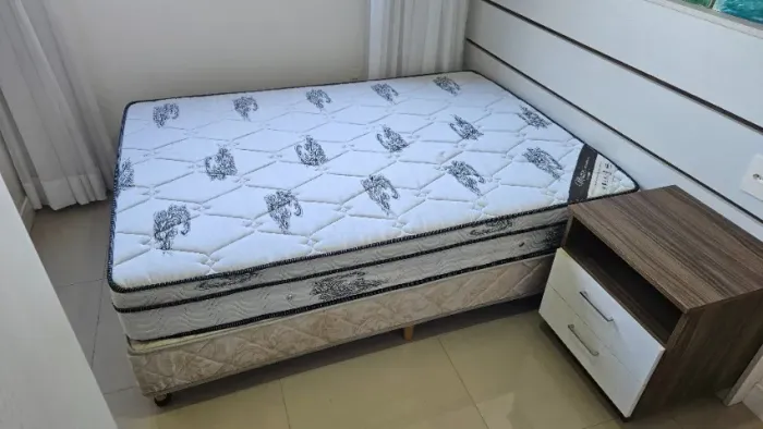 Cama Box Casal Ortobom Master Superpocket (Seminovo)