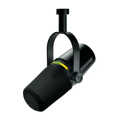 Microfone Digital para Podcast Shure MV7