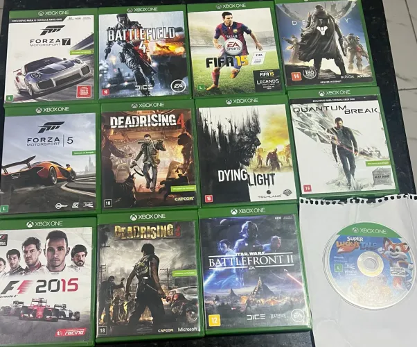 XBOX ONSE S - COM JOGOS 2 CONTROLES
