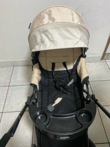 Carrinho de Bebê com Bebê Conforto Cosco Kids - Travel System Reverse 0 a 15kg