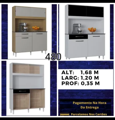 Armário de cozinha de pé