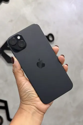 iPhone 15 Plus Preto 256GB (Nota e 3 meses de garantia)