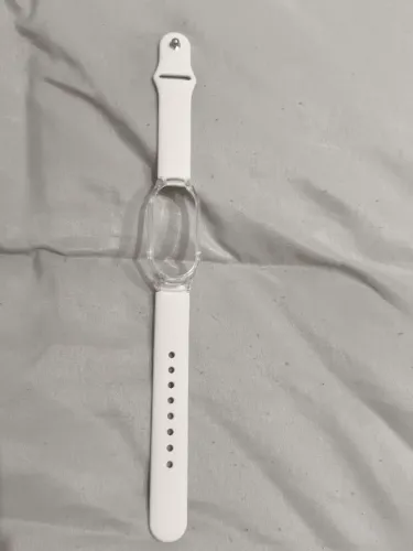 Pulseira para MiBand 9 Off-white silicone