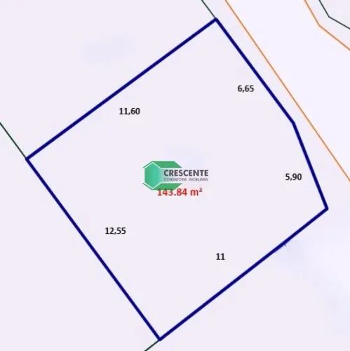 Lote/Terreno à Venda, 144 m² por R$ 297.000