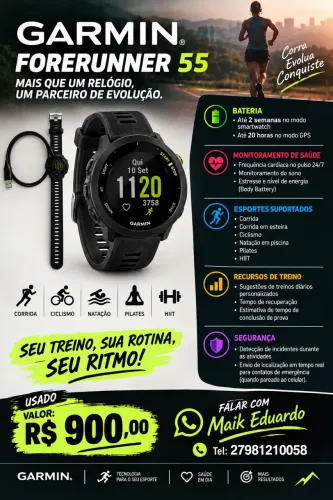 GARMIN. FORERUNNER 55 usado