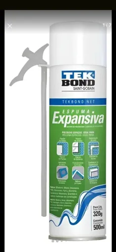 2 UNIDADES DE ESPUMA EXPANSIVA TEK BOND 500ML