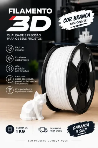 Filamento PLA para impressão 3D