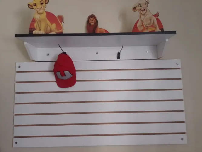 Painel canelado + suporte