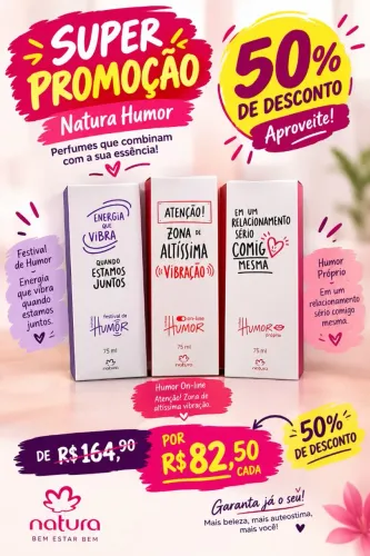 Perfume humor Natura