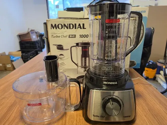 Multiprocessador NOVO Turbo Chef 9 em 1 MONDIAL