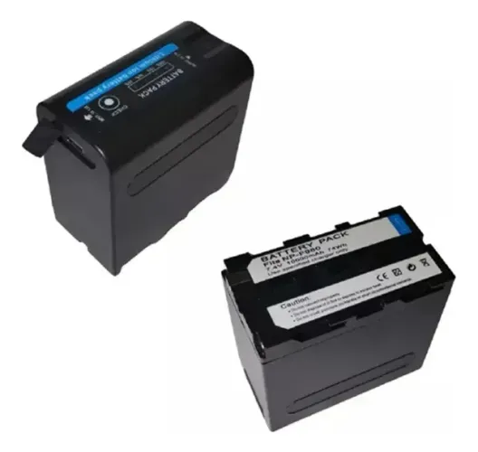 Bateria P/ Led Camera, Fimadora - Np-f980 Com 10.000mah