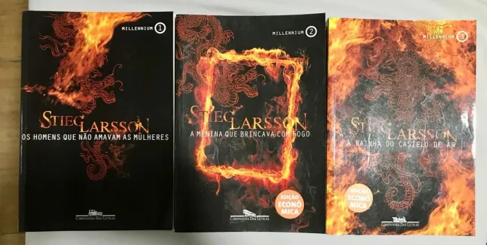 Livros Trilogia Millennium - Stieg Larsson