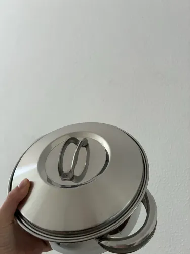 Fogão de indução 127v portátil + mais panela 100% inox Tramontina