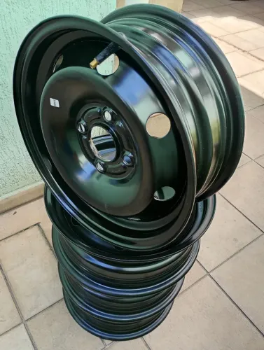 Jogo de Rodas de Ferro Aro 14 LINHA FORD 4X108 "NOVAS SEM USO"<br>