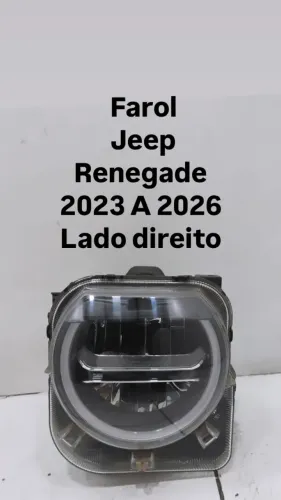 Farol Jeep Renegade 2023 2024 2025 2026 Lado Direito