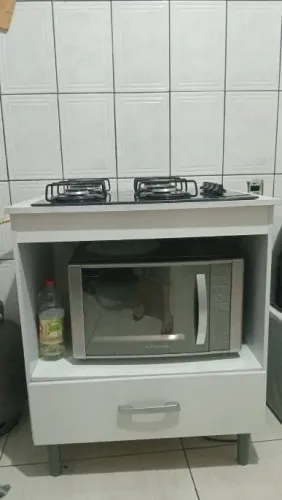 Armario com cooktop