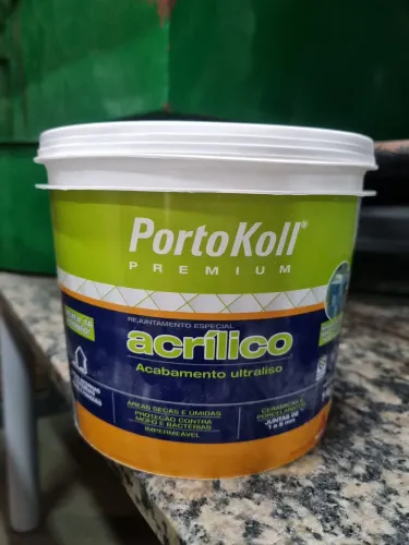 Rejunte acrílico portokoll cinza platinado