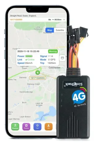 Rastreador GPS 4G SinoTrack ST-906L para carros, motos e outros, função corte de combutíve