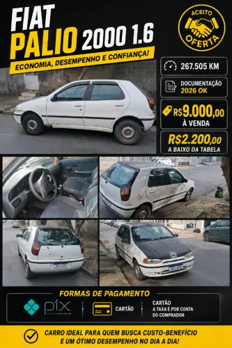 Fiat Palio ELX 1.0/ 1.0 Fire Flex 8V 2P 2000